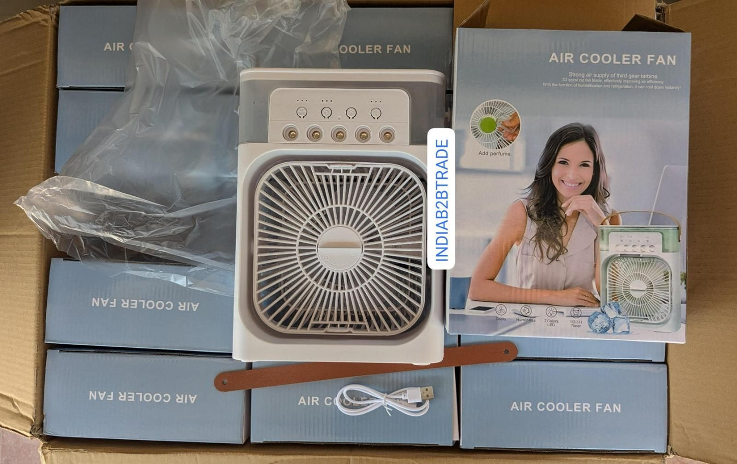 USB Portable Air Cooler Fan | Mini Electric AC for Home & Office
